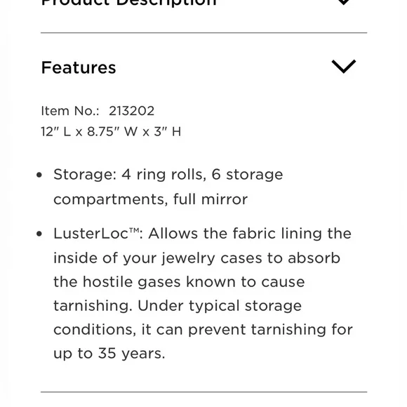 Red Jewelry Organizer Box